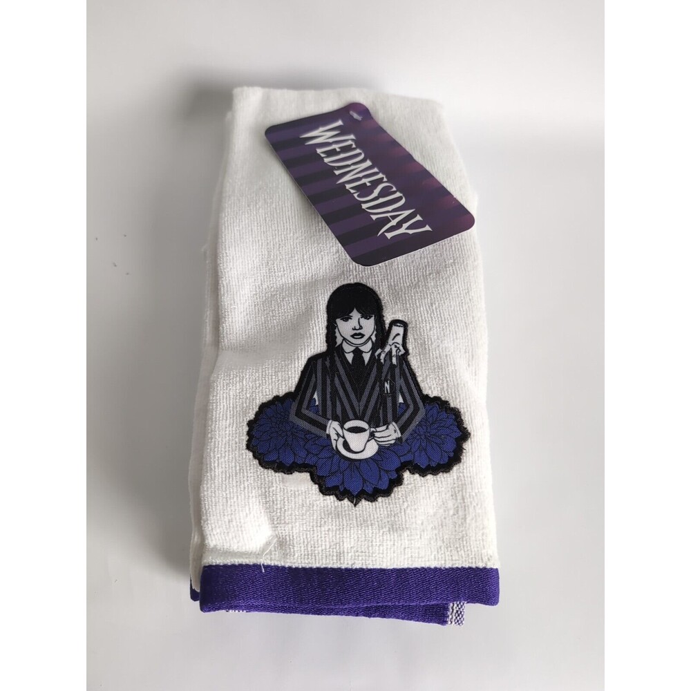 Wednesday Addams Kitchen Hand Towels 15" x 25"  MGM Coffee Set of 3